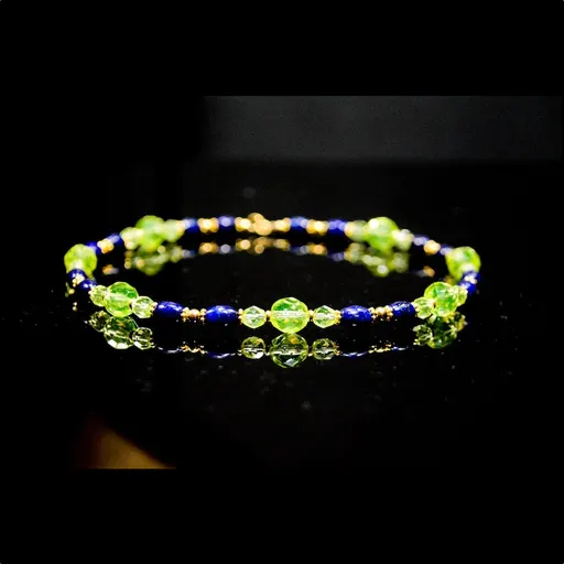 Alien Goddess Lapis Lazuli Necklace